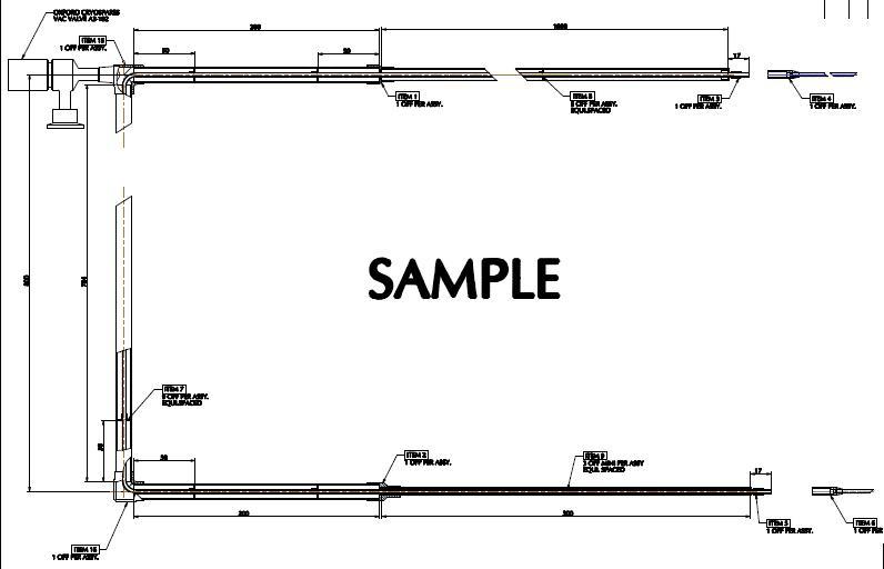 Rigid liquid helium transfer tube QTT/R
